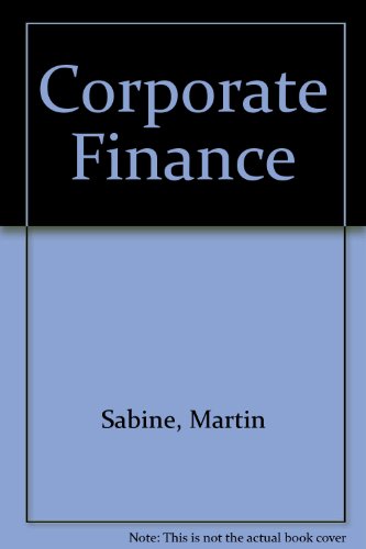 Corporate Finance - Sabine, Martin