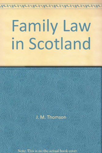 9780406261908: Family Law in Scotland