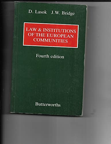 Beispielbild fr Introduction to the Law and Institutions of the European Communities zum Verkauf von AwesomeBooks