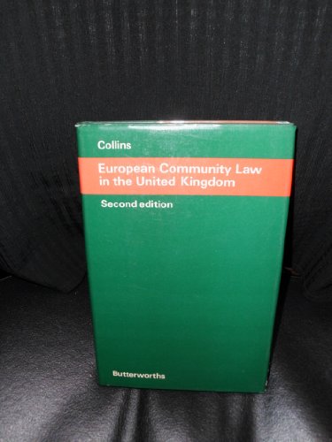 Stock image for European Community law in the United Kingdom for sale by dsmbooks