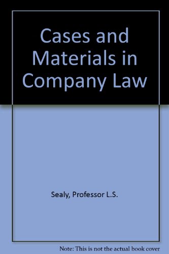 9780406370105: Cases and Materials in Company Law