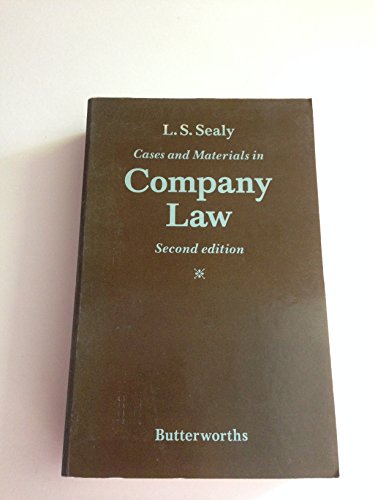 9780406370112: Cases and materials in company law