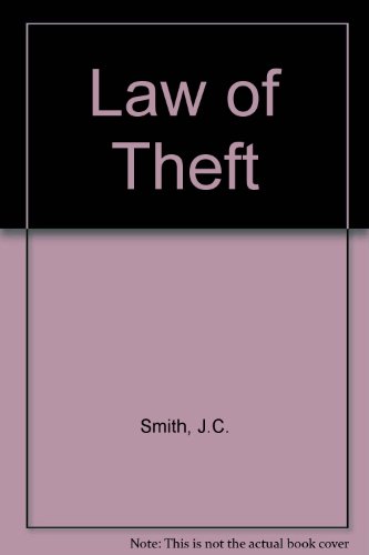 Beispielbild fr The Law of Theft. Fifth Edition. zum Verkauf von Plurabelle Books Ltd