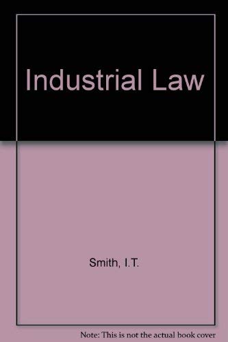 Beispielbild fr Industrial Law zum Verkauf von AwesomeBooks