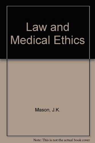 Stock image for Law and medical ethics. 3rd edition. for sale by Kloof Booksellers & Scientia Verlag