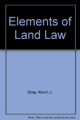 9780406501608: Elements of Land Law