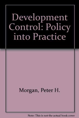 Imagen de archivo de Development Control: Policy into Practice a la venta por AwesomeBooks