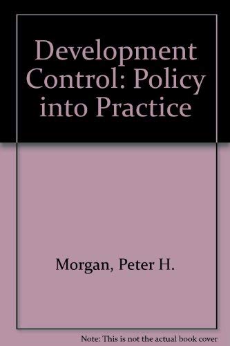 Stock image for Development Control: Policy into Practice for sale by WorldofBooks