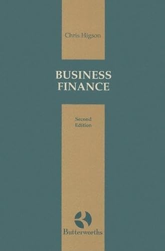 Beispielbild fr Business Finance. Second Edition zum Verkauf von Victoria Bookshop