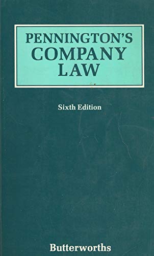 Stock image for Pennington's Company Law for sale by Better World Books Ltd