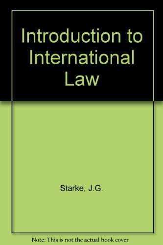 9780406513007: Introduction to International Law
