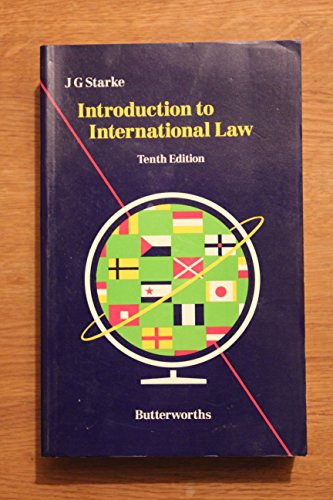 Beispielbild fr Introduction to International Law. zum Verkauf von Antiquariat Eule