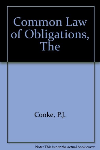 Imagen de archivo de Common Law of Obligations, The a la venta por WorldofBooks