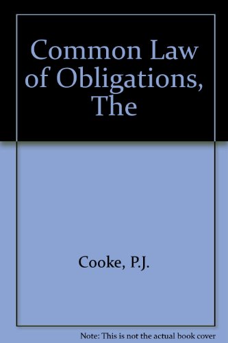 Stock image for Common Law of Obligations, The for sale by WorldofBooks