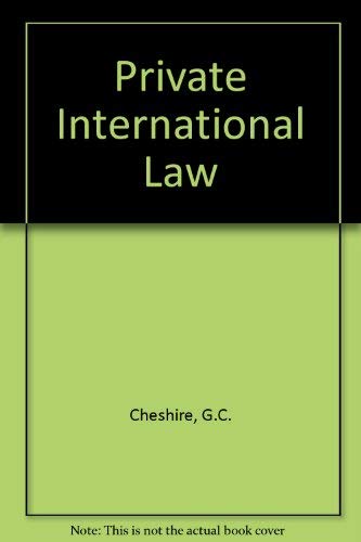 9780406530813: Private International Law