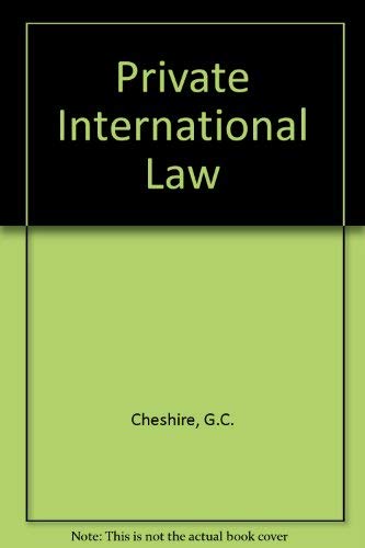 9780406530813: Cheshire and North's private international law