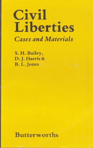 Beispielbild fr Civil Liberties: Cases and Materials zum Verkauf von AwesomeBooks