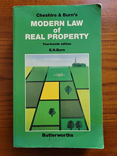 Stock image for Modern Law of Real Property for sale by Cambridge Rare Books