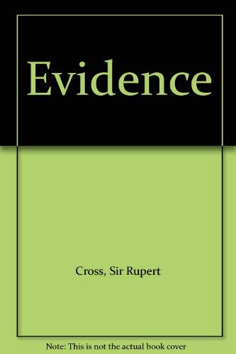 9780406570062: Evidence
