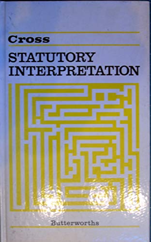 9780406570161: Statutory Interpretation