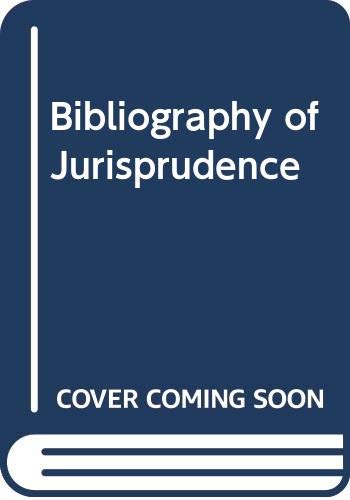 9780406574244: Bibliography of Jurisprudence