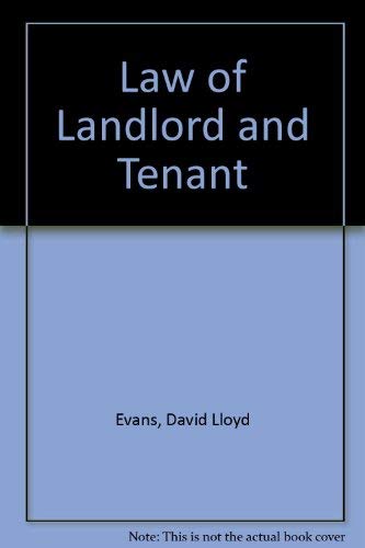 9780406578129: Law and Landlord Tenant