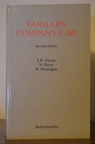 Beispielbild fr Farrar's Company Law zum Verkauf von Simply Read Books