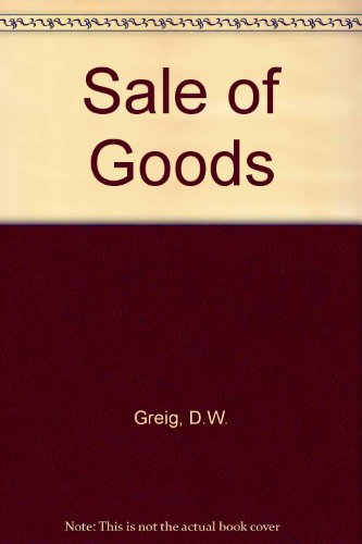 9780406591906: Sale of goods