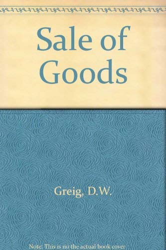 9780406591913: Sale of goods