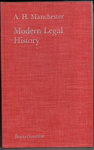 A Modern Legal History of England and Wales, 1750-1950