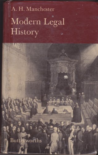 Stock image for Modern Legal History of England and Wales, 1750-1950 for sale by Dunaway Books