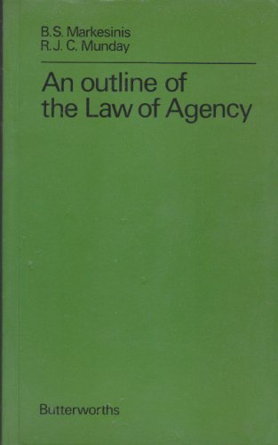 9780406622693: Outline of the Law of Agency