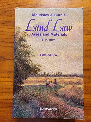 Stock image for Maudsley and Burn's Land Law: Cases and Materials for sale by PsychoBabel & Skoob Books
