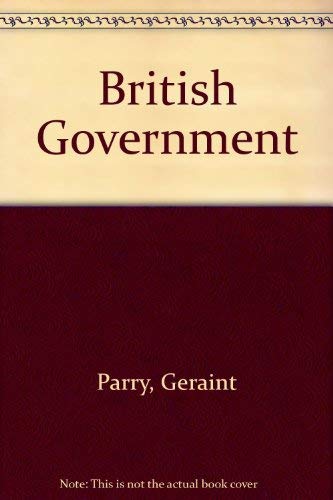 9780406634559: British Government