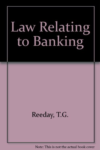 9780406647634: Law Relating to Banking