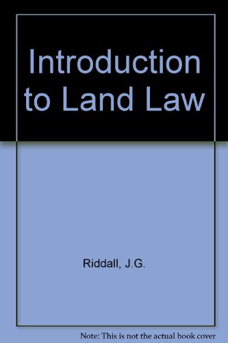 Stock image for Introduction to Land Law for sale by Cambridge Rare Books