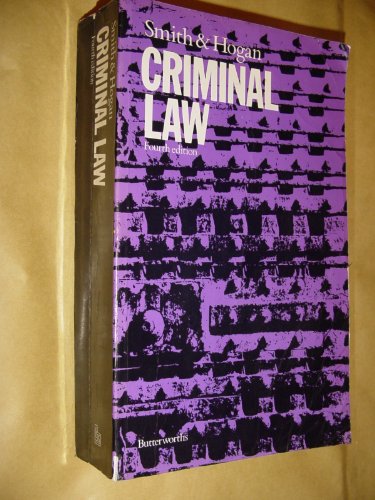 9780406658074: Criminal Law