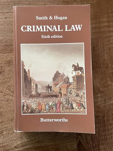 Beispielbild fr Criminal Law zum Verkauf von AwesomeBooks