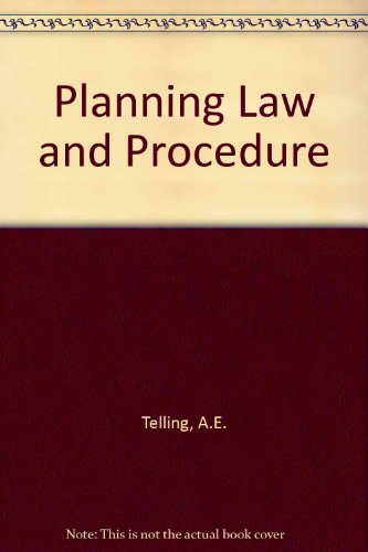 Beispielbild fr Planning Law and Procedure zum Verkauf von Reuseabook