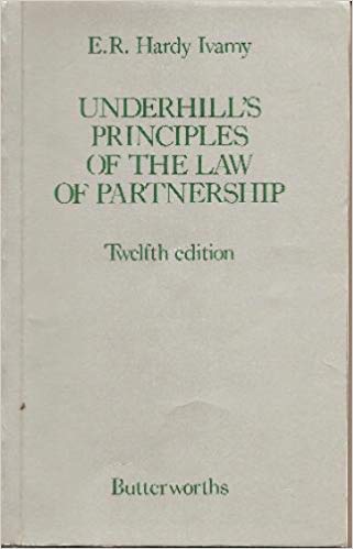 Beispielbild fr Principles of the Law of Partnership zum Verkauf von AwesomeBooks