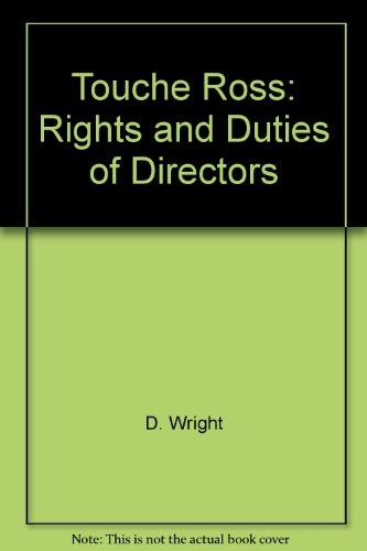 Stock image for Rights and Duties of Directors for sale by AwesomeBooks