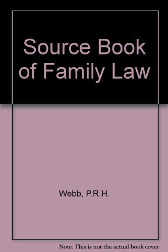 Beispielbild fr Source Book of Family Law. zum Verkauf von Plurabelle Books Ltd