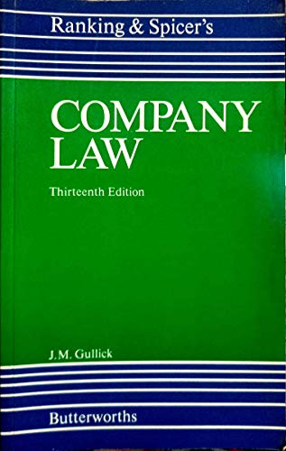 Beispielbild fr Company Law zum Verkauf von Goldstone Books