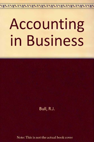Beispielbild fr Accounting in Business zum Verkauf von AwesomeBooks