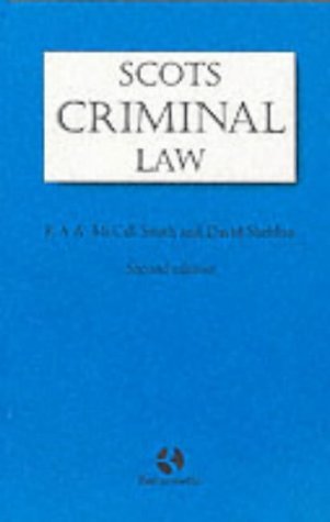 9780406891198: Scots Criminal Law