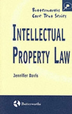 Beispielbild fr Intellectual Property Law (Butterworths Core Texts) zum Verkauf von AwesomeBooks