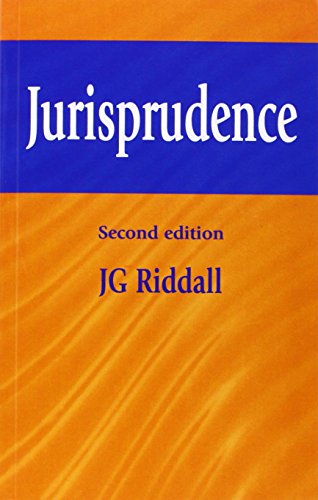 Beispielbild fr Jurisprudence zum Verkauf von Better World Books