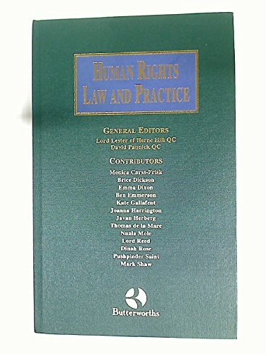 Human rights law and practice (9780406901262) by [???]