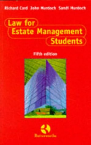 Imagen de archivo de Law for Estate Management Students a la venta por AwesomeBooks