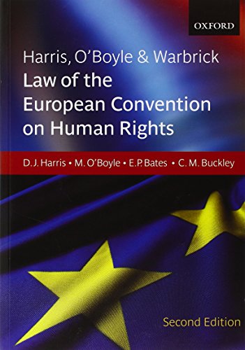 Stock image for Harris, O'Boyle & Warbrick: Law of the European Convention on Human Rights for sale by WorldofBooks
